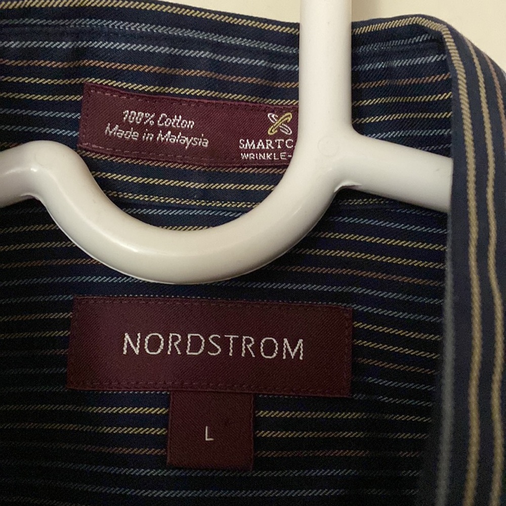 Nordstrom Multicolored Button Down Size: L - image 5